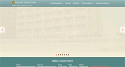 Desktop Screenshot of emeraldshoreshotel.com